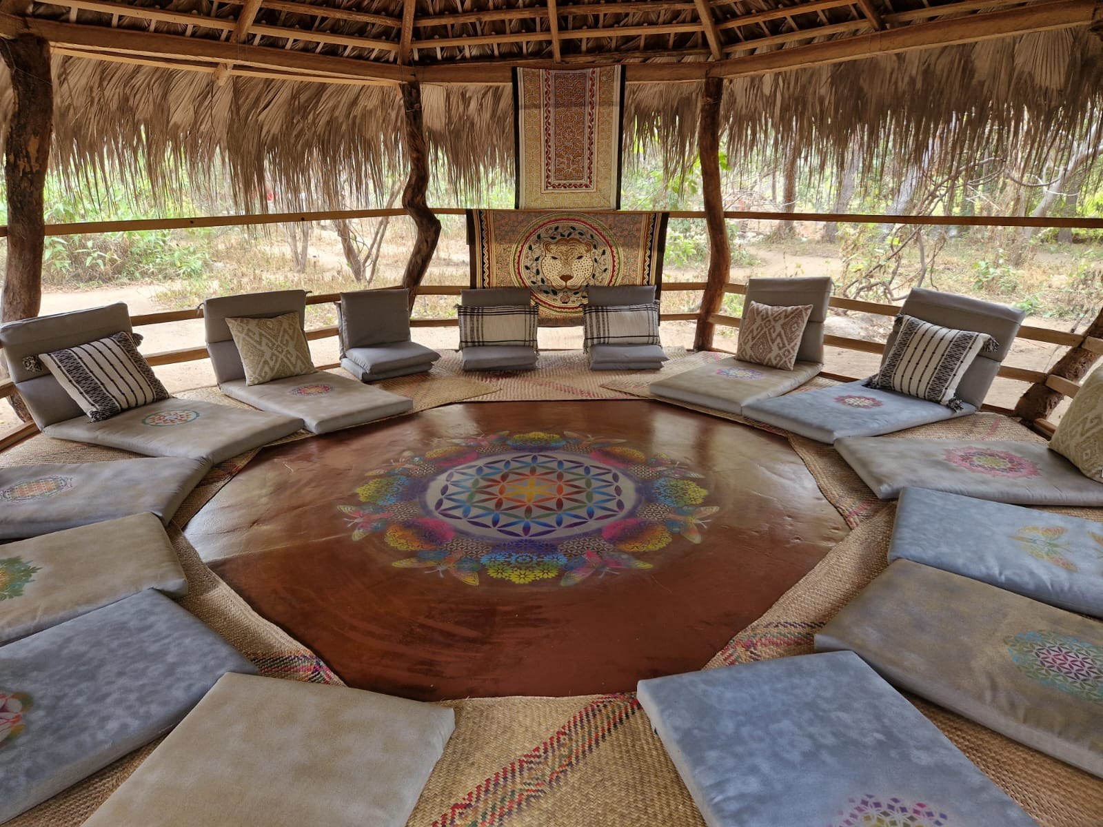 Outdoor dining palapa