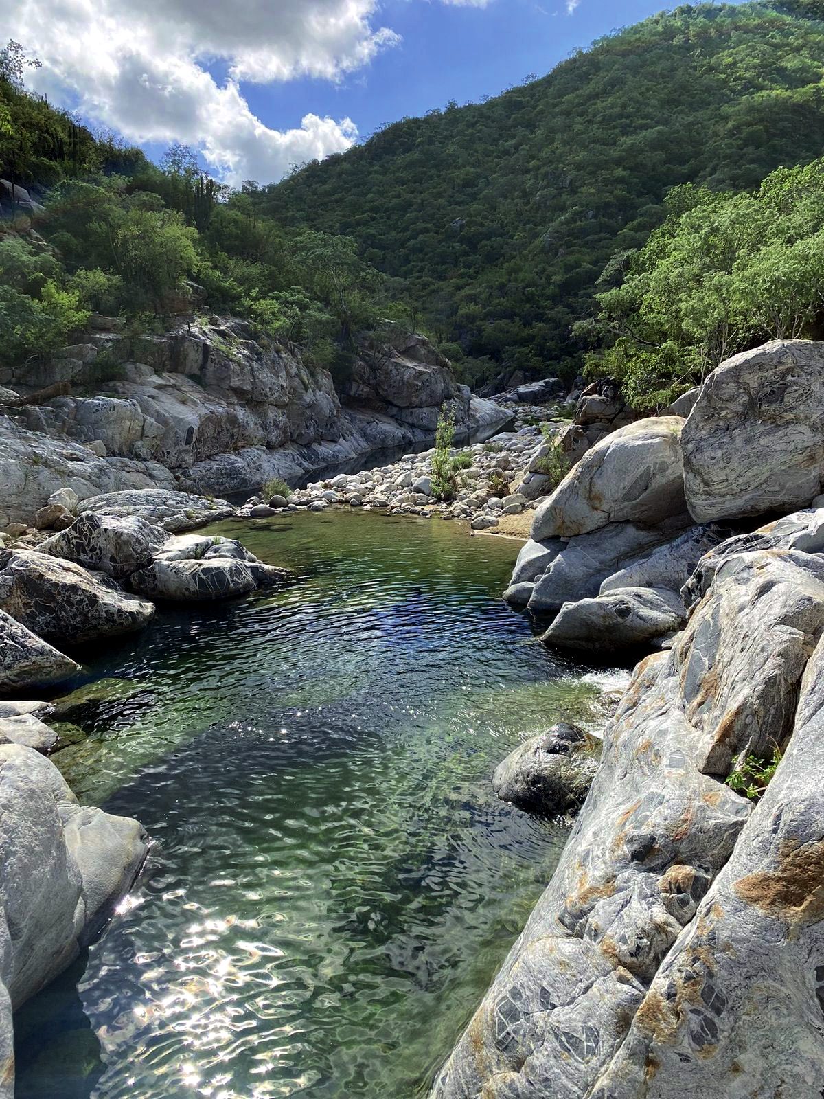 River canyon at El Santuario
